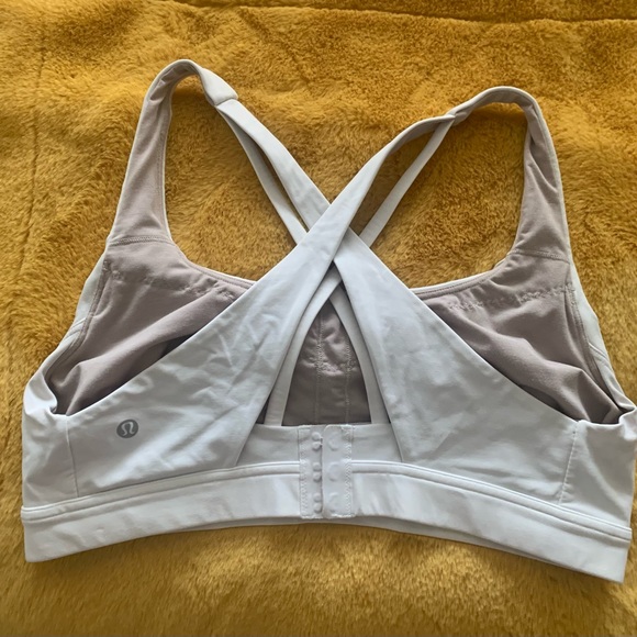 Lululemon sports bra. Lightly worn. Size 12. Bra pads removed. - Picture 2 of 3